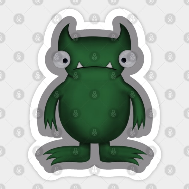 Cute Monster Sticker by LMDesign